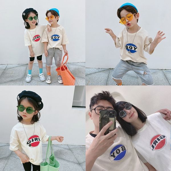 liu yuan boutique children's 2020 summer t-shirt tide parent-child clothing brother and sister clothing children's short-sleeved t, Blue
liu yuan boutique children's 2020 summer t-shirt tide parent-child clothing brother and sister clothing children's short-sleeved t, Blue