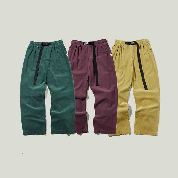 2019 autumn men's corduroy fabric high waist wide leg pants western style casual pants loose tide male streetwear haren, Black
2019 autumn men's corduroy fabric high waist wide leg pants western style casual pants loose tide male streetwear haren, Black