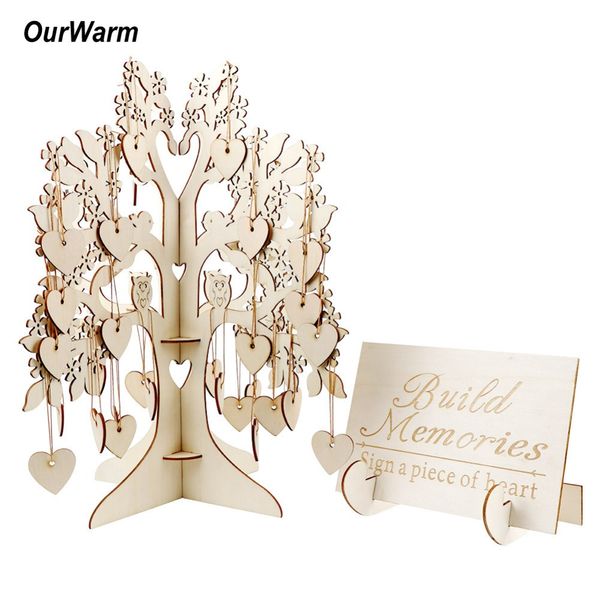OurWarm Wood Tree Свадебная Гостевая Книга 3D Гостевая Книга Желая Дерево Деревянные Серд
OurWarm Wood Tree Свадебная Гостевая Книга 3D Гостевая Книга Желая Дерево Деревянные Серд