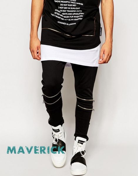 2019 new hair stylist hip hop knit stitching feet pants street tide men's fashion slim casual harem pants, Black
2019 new hair stylist hip hop knit stitching feet pants street tide men's fashion slim casual harem pants, Black