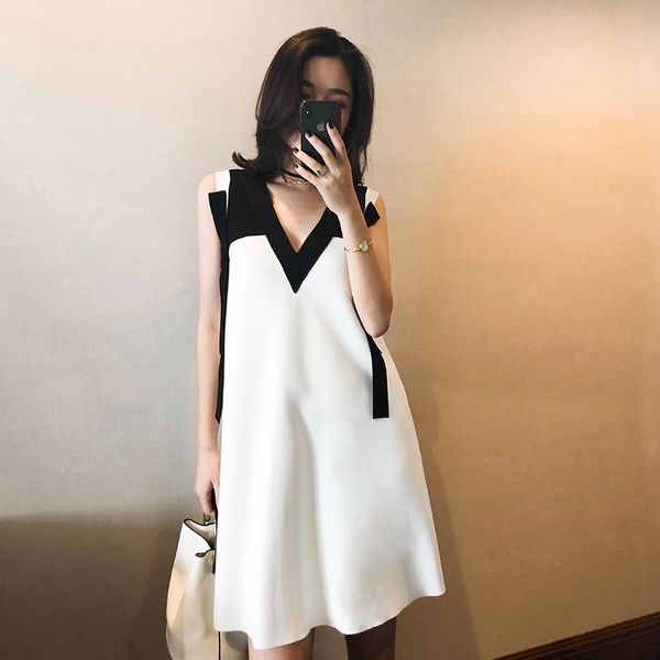 new brand summer maternity dress woman elegant large size dresses pregnant woman a-line dress md-00391, Black;pink
new brand summer maternity dress woman elegant large size dresses pregnant woman a-line dress md-00391, Black;pink