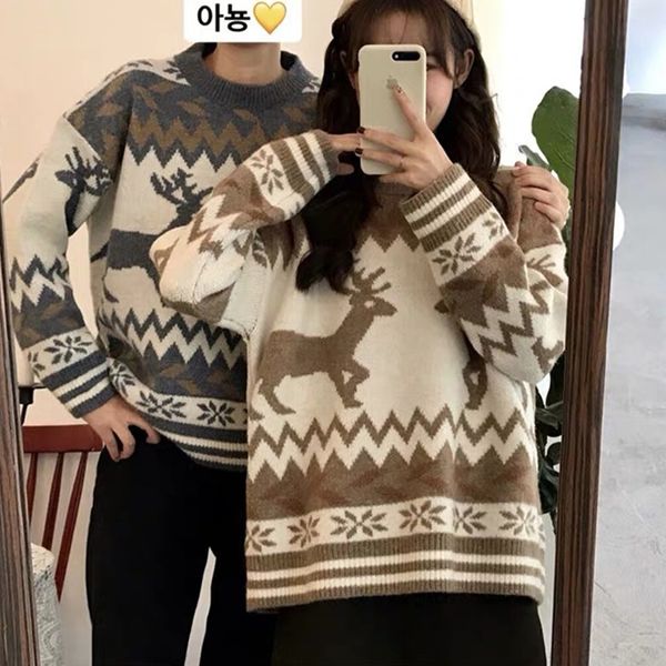 sweethearts sale full outfit christmas sweater female autumn/winter 2019 new han edition sets more relaxed joker knitting coat, White;black
sweethearts sale full outfit christmas sweater female autumn/winter 2019 new han edition sets more relaxed joker knitting coat, White;black
