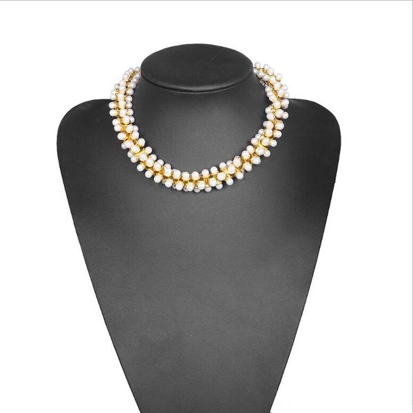 girlgo metal imitation pearl inlaid choker necklace thick chain punk cuban personalized women necklace jewelry pendant, Silver
girlgo metal imitation pearl inlaid choker necklace thick chain punk cuban personalized women necklace jewelry pendant, Silver