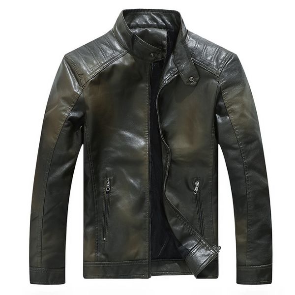 manufacturers new winter stand collar motorcycle men gradient pu leather jacket youth leather jacket men's clothing designer jackets, Black
manufacturers new winter stand collar motorcycle men gradient pu leather jacket youth leather jacket men's clothing designer jackets, Black