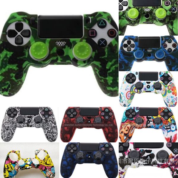 xrat7 soft silicone handle non-slip grip cover case with lanyard game accessories point skin cover for sony ps4 game controller
xrat7 soft silicone handle non-slip grip cover case with lanyard game accessories point skin cover for sony ps4 game controller