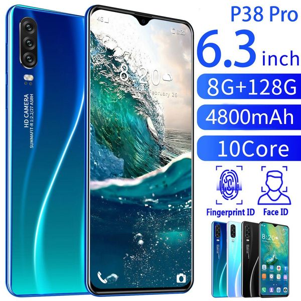 low-cost p38pro smart android phone 8 + 128g quad-core factory wholesale direct sales cross-border new explosion mobile phone
low-cost p38pro smart android phone 8 + 128g quad-core factory wholesale direct sales cross-border new explosion mobile phone