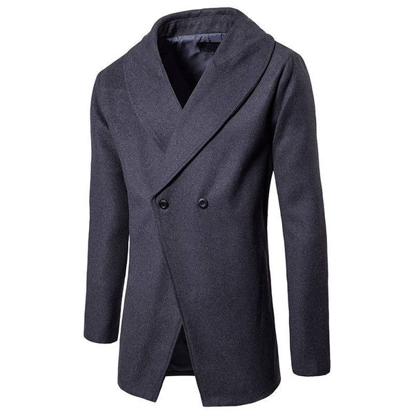 solid color mens trench coat double buttons lapel neck long sleeve mens outwear winter fashion mens clothing, Tan;black
solid color mens trench coat double buttons lapel neck long sleeve mens outwear winter fashion mens clothing, Tan;black