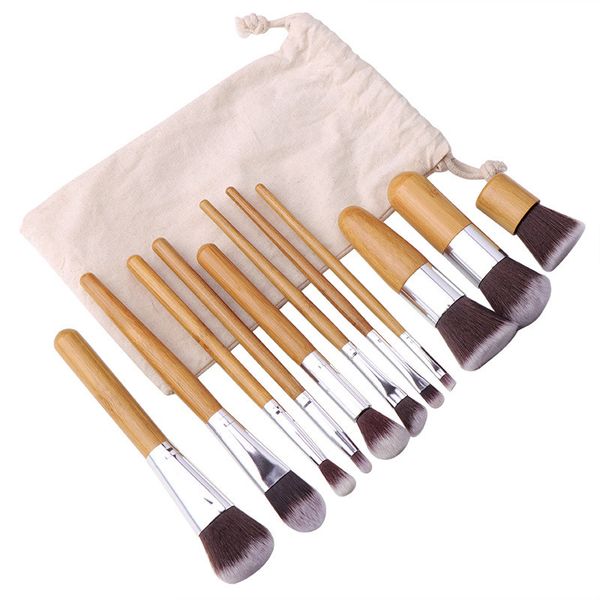 11 pieces bamboo handle makeup brush foundation eyeshadow make up brushes set brocha de maquillaje dhll ing
11 pieces bamboo handle makeup brush foundation eyeshadow make up brushes set brocha de maquillaje dhll ing