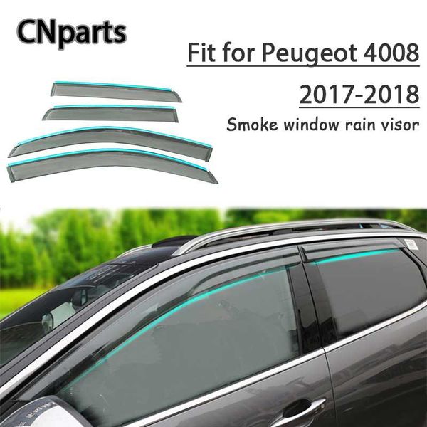 cnparts 4pcs abs for peugeot 4008 2017 2018 car smoke window sun visor keep fresh air convection accessories
cnparts 4pcs abs for peugeot 4008 2017 2018 car smoke window sun visor keep fresh air convection accessories