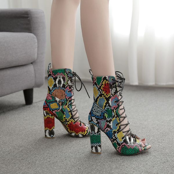 monmoira mixed colors cross-tie woman sandals snake print high heel sandals peep toe party shoes woman swc0827, Black
monmoira mixed colors cross-tie woman sandals snake print high heel sandals peep toe party shoes woman swc0827, Black