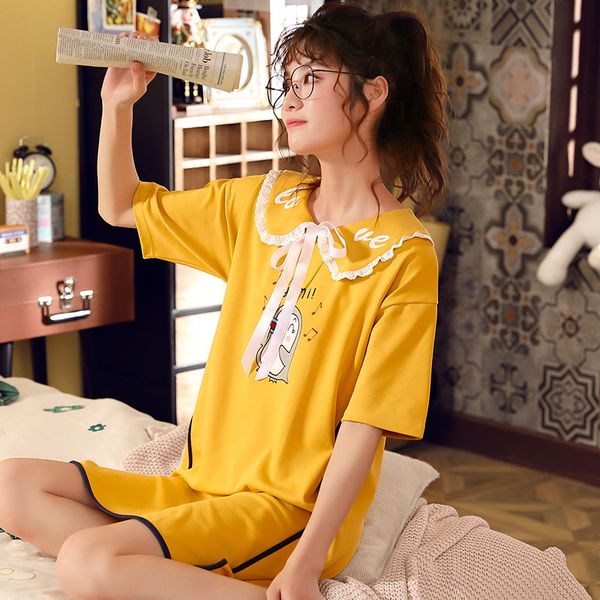 women's casual nightdress o-neck comfortable nightdress short sleeve long skirt cartoon cute thin section -2xl, Black;red
women's casual nightdress o-neck comfortable nightdress short sleeve long skirt cartoon cute thin section -2xl, Black;red
