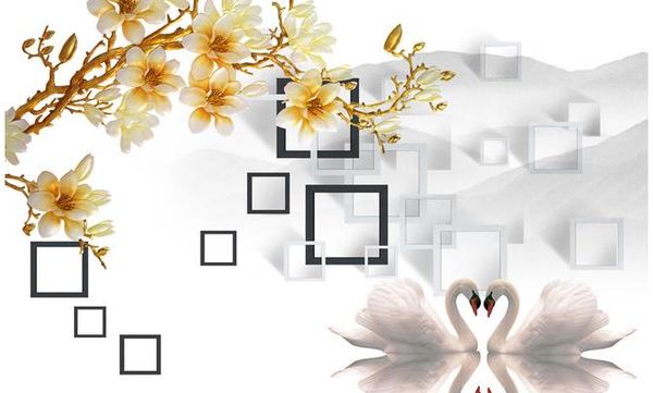 3d wall murals wallpaper colorful carved crystal carved magnolia flower swan 3d stereo tv background wall
3d wall murals wallpaper colorful carved crystal carved magnolia flower swan 3d stereo tv background wall