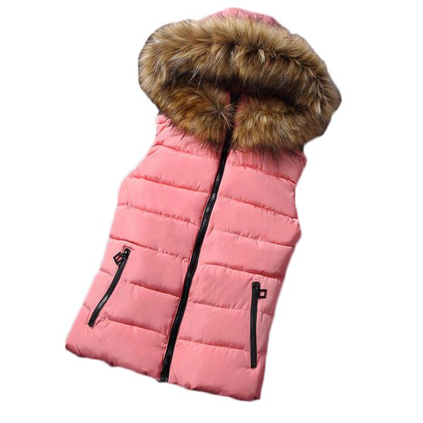 new arrival fur collar women vest waistcoat 2019 autumn winter fashion hooded thick warm vests female sleeveless jackets coats, Black;white
new arrival fur collar women vest waistcoat 2019 autumn winter fashion hooded thick warm vests female sleeveless jackets coats, Black;white