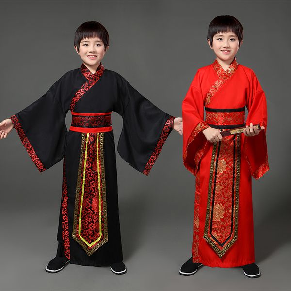 boys traditional ancient chinese costume chinese traditional tang hanfu dress child clothing cosplay fairy dance kids children, Black;red
boys traditional ancient chinese costume chinese traditional tang hanfu dress child clothing cosplay fairy dance kids children, Black;red