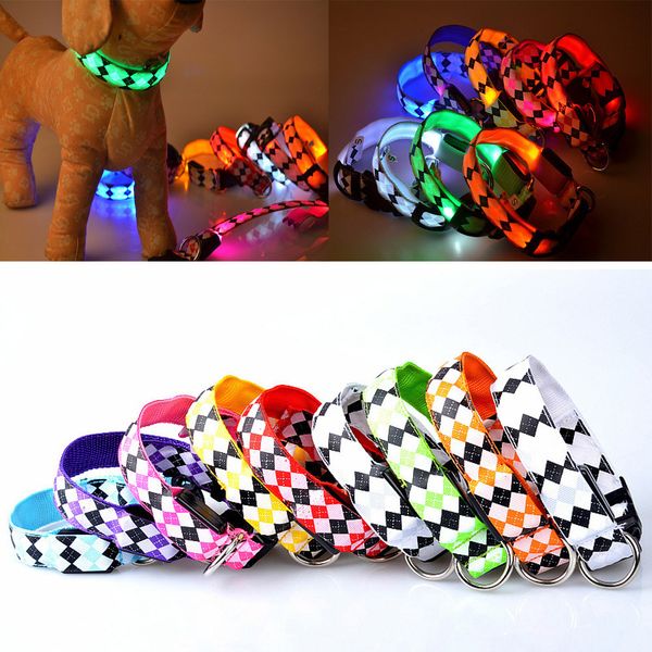fashion pet dogs led collar luminous night safety flashing glowing plaid cat dog leash harness collars pet supplies dropship
fashion pet dogs led collar luminous night safety flashing glowing plaid cat dog leash harness collars pet supplies dropship