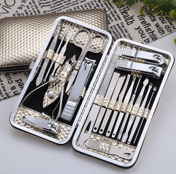 manicure set 19pcs professional nail toe care kit stainless steel pedicure tools grooming kits with case
manicure set 19pcs professional nail toe care kit stainless steel pedicure tools grooming kits with case