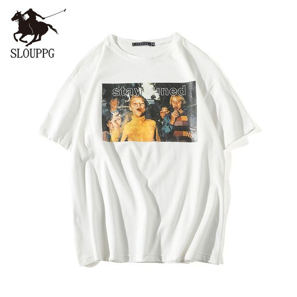 slouppg retro print o- neck short sleeve t-shirt european american men's cotton summer loose casual semi-sleeve mens t shirt, White;black
slouppg retro print o- neck short sleeve t-shirt european american men's cotton summer loose casual semi-sleeve mens t shirt, White;black