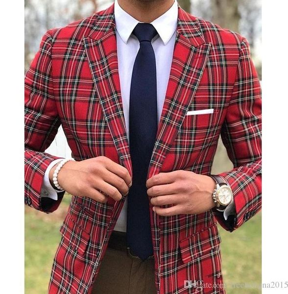 custom two piece plaid men suits for wedding groom tuxedos slim fit man suit peaked lapel blazer pants custom made, White;black 
custom two piece plaid men suits for wedding groom tuxedos slim fit man suit peaked lapel blazer pants custom made, White;black
