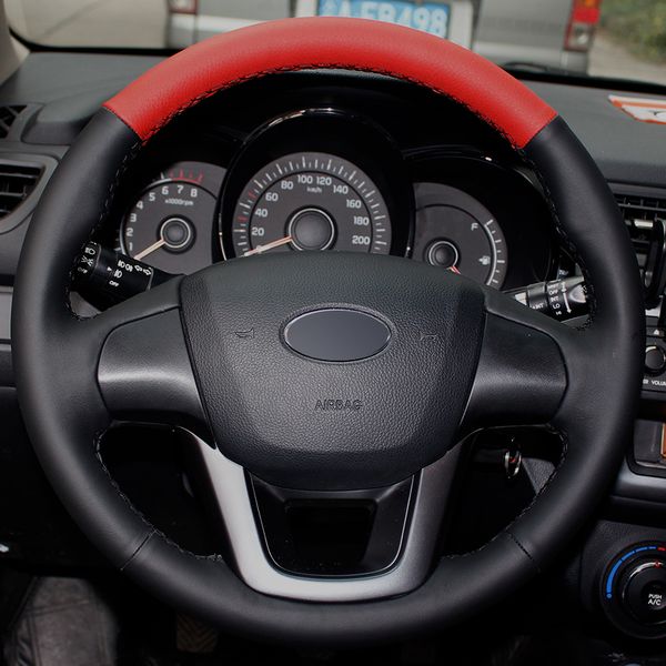 black natural leather red natural leather car steering wheel cover for kia k2 kia rio 2011 2012 2013
black natural leather red natural leather car steering wheel cover for kia k2 kia rio 2011 2012 2013