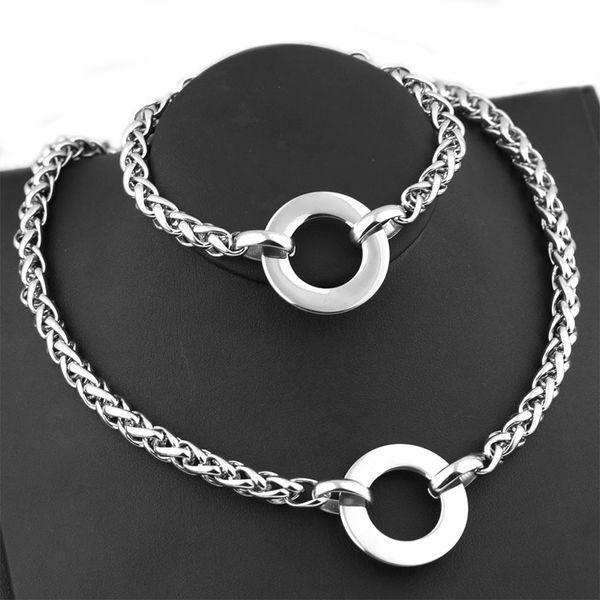 fashionable titanium steel heart twisted chain collar stainless steel choker woman fun necklace jewelry gift t08, Silver
fashionable titanium steel heart twisted chain collar stainless steel choker woman fun necklace jewelry gift t08, Silver