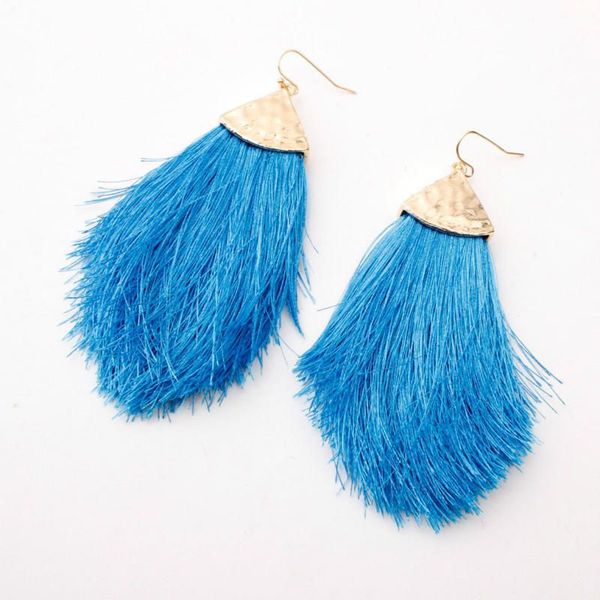 new vintage ethnic bohemia drop dangle long rope fringe cotton tassel earrings trendy sector earrings for women fashion jewelry, Silver
new vintage ethnic bohemia drop dangle long rope fringe cotton tassel earrings trendy sector earrings for women fashion jewelry, Silver