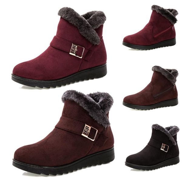 new non-brand fashion winter women boots triple black red brown suede snow ankle boots girl female shoes keep warm 35-40 style 13
new non-brand fashion winter women boots triple black red brown suede snow ankle boots girl female shoes keep warm 35-40 style 13