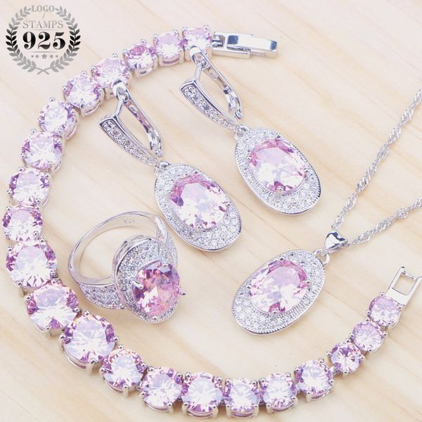 costume bridal jewelry sets women pink cubic zirconia silver 925 jewelry with stone earrings bracelet rings pendant necklace set, Slivery;golden
costume bridal jewelry sets women pink cubic zirconia silver 925 jewelry with stone earrings bracelet rings pendant necklace set, Slivery;golden