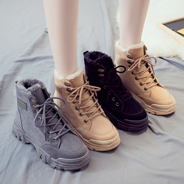 women's rubber boots lace up autumn shoes luxury designer australia booties ladies thigh high heels high plush round, Black
women's rubber boots lace up autumn shoes luxury designer australia booties ladies thigh high heels high plush round, Black