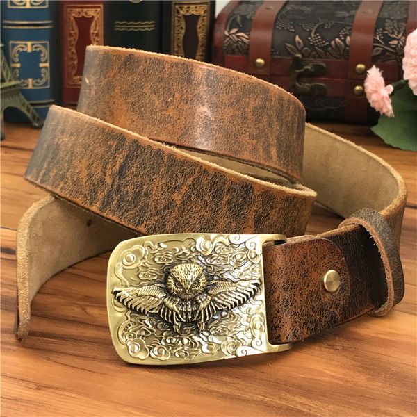 brass owl belt buckle yellow belts for men ceinture homme men leather belt cowboy jeans male leather strap wide mbt0106, Black;brown
brass owl belt buckle yellow belts for men ceinture homme men leather belt cowboy jeans male leather strap wide mbt0106, Black;brown