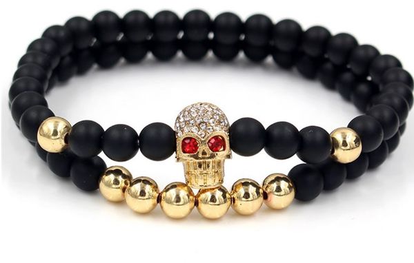 6mm 2pcs/lot thd312 gold silver copper cz zircon cubic zirconia elastic adjusted charm nature stone skull agate onyx bracelet, Black
6mm 2pcs/lot thd312 gold silver copper cz zircon cubic zirconia elastic adjusted charm nature stone skull agate onyx bracelet, Black