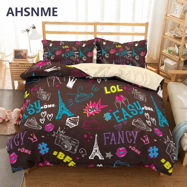 ahsnme children cute quilt cover tower bedding set soft bedroom parure de lit king size sinlge bedlinen
ahsnme children cute quilt cover tower bedding set soft bedroom parure de lit king size sinlge bedlinen