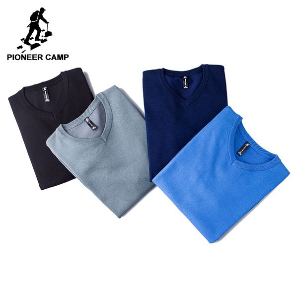 pioneer camp 2018 new mens sweaters famouse brand pull homme pullover men casual leisure jersey hombre cotton v-neck plus size, White;black
pioneer camp 2018 new mens sweaters famouse brand pull homme pullover men casual leisure jersey hombre cotton v-neck plus size, White;black