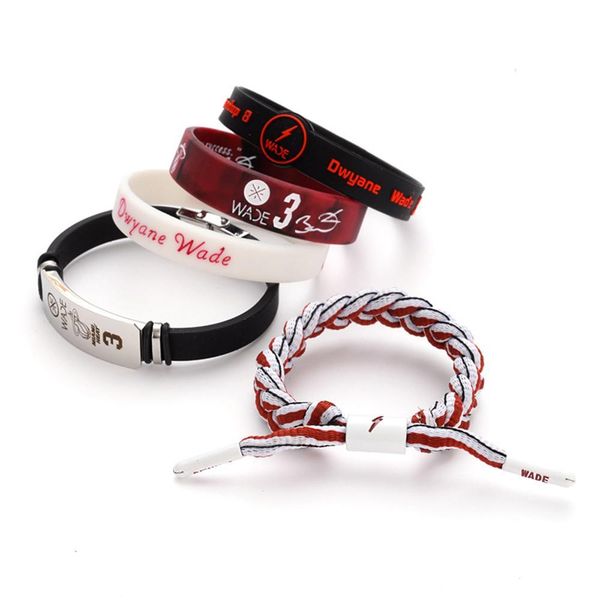 5pcs set various basketball bracelet sport wristband james o'brien durant wade hand rope silicone luminous bracelet fans favor, Golden;silver
5pcs set various basketball bracelet sport wristband james o'brien durant wade hand rope silicone luminous bracelet fans favor, Golden;silver