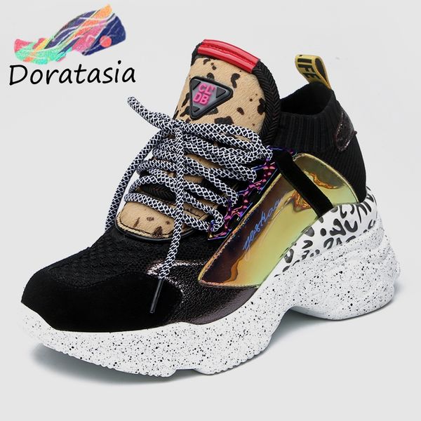 doratasia 2019 new spring genuine cow leather sneakers female lace up horse fur decoration casual shoes for ladies shoes woman, Black
doratasia 2019 new spring genuine cow leather sneakers female lace up horse fur decoration casual shoes for ladies shoes woman, Black