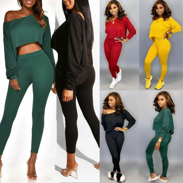 womens 2pcs long sleeve yoga set off shoulder fitness sport crop pants set high waist running leggings workout sportswear, White;red
womens 2pcs long sleeve yoga set off shoulder fitness sport crop pants set high waist running leggings workout sportswear, White;red