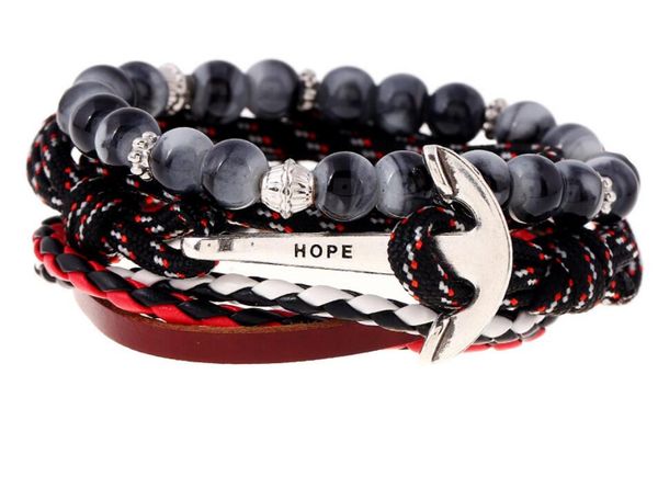100% genuine leather bracelet alloy retro ship's anchor beading adjustable bracelet men's combination suit bracelet 3style/1set, Black
100% genuine leather bracelet alloy retro ship's anchor beading adjustable bracelet men's combination suit bracelet 3style/1set, Black