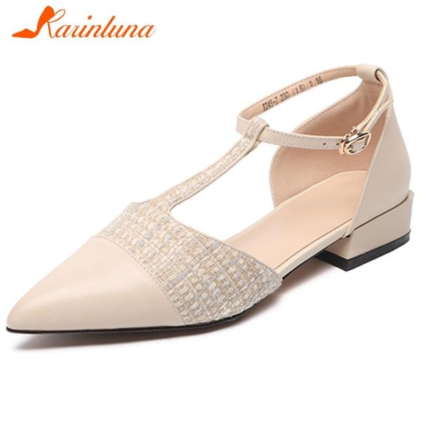 karin new ladies low heels sandals 2020 trendy patchwork sandals women summer elegant genuine leather date shoes woman, Black 
karin new ladies low heels sandals 2020 trendy patchwork sandals women summer elegant genuine leather date shoes woman, Black