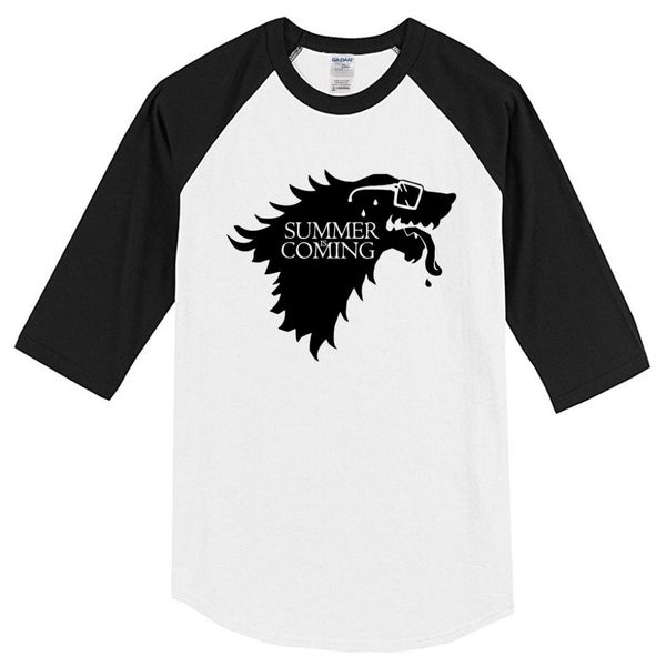 summer is coming printed 2019 men's t-shirts fashion brand-clothing three quarter sleeve cotton t-shirt harajuku t shirt, White;black
summer is coming printed 2019 men's t-shirts fashion brand-clothing three quarter sleeve cotton t-shirt harajuku t shirt, White;black