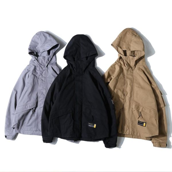 wu air spring men's wear japanese-style retro tooling jacket youth loose-fit cool casual hooded jacket men's fashion, Black;brown
wu air spring men's wear japanese-style retro tooling jacket youth loose-fit cool casual hooded jacket men's fashion, Black;brown