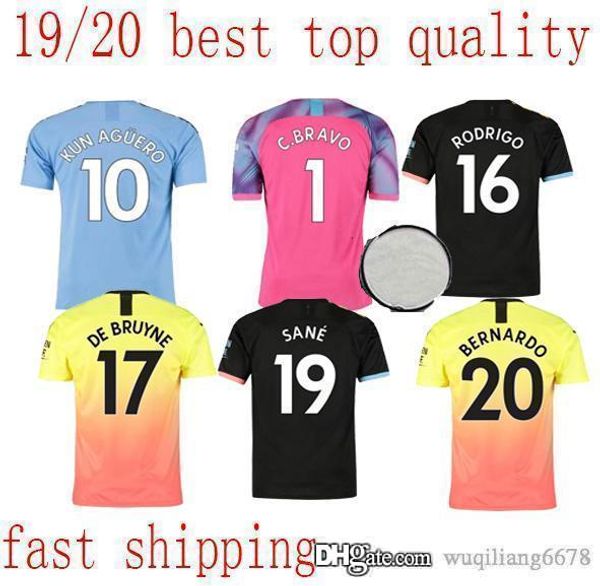 thailand jesus de bruyne kun aguero 19 20 manchester soccer jersey city 2019 2020 sane jerseys football kit shirt men uniform, Black;yellow
thailand jesus de bruyne kun aguero 19 20 manchester soccer jersey city 2019 2020 sane jerseys football kit shirt men uniform, Black;yellow
