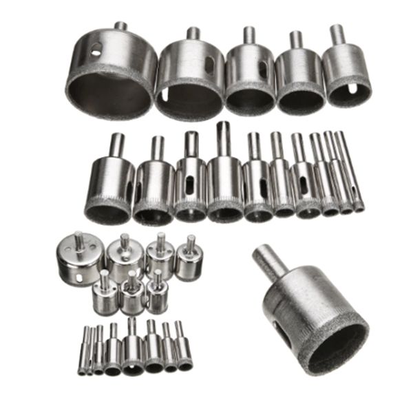new 16 pcs diamond hole drill bit set glass marble ceramics hole saw cutter tools usj99
new 16 pcs diamond hole drill bit set glass marble ceramics hole saw cutter tools usj99