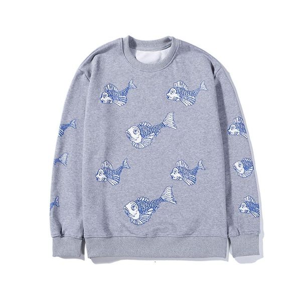 men's sweatshirt men's sweater 2019 autumn new fashion trend goldfish print crew neck cotton long sleeve casual sweatshirt, Black
men's sweatshirt men's sweater 2019 autumn new fashion trend goldfish print crew neck cotton long sleeve casual sweatshirt, Black