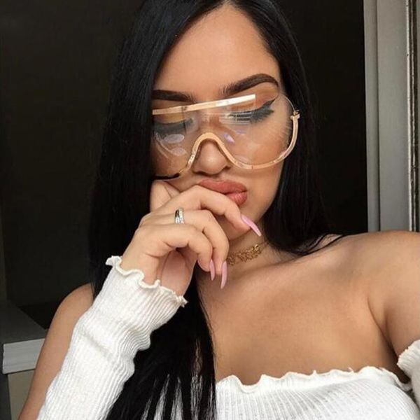 wholesale-2018 integrated women sunglasses oversized shield metal half frame sun glasses brand designer gradient lens eyewear uv400 yw024, White;black
wholesale-2018 integrated women sunglasses oversized shield metal half frame sun glasses brand designer gradient lens eyewear uv400 yw024, White;black