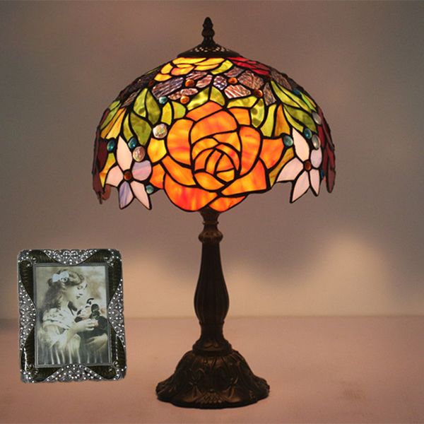 12 inch stained glass retro lamp luxury vintage table lamp bar lampa nocna bedside deco hogar mariage deco nachttischlampe
12 inch stained glass retro lamp luxury vintage table lamp bar lampa nocna bedside deco hogar mariage deco nachttischlampe