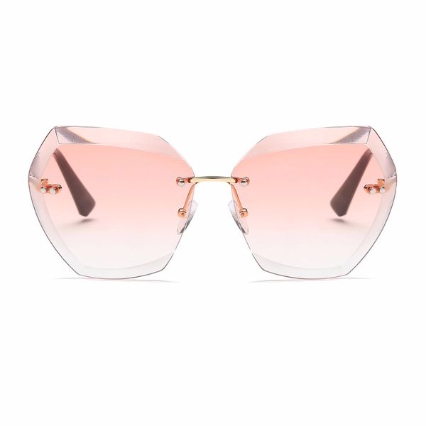 aevogue sunglasses for women cat eye rimless diamond cutting lens brand designer fashion shades sun glasses ae0534 y200619, White;black
aevogue sunglasses for women cat eye rimless diamond cutting lens brand designer fashion shades sun glasses ae0534 y200619, White;black