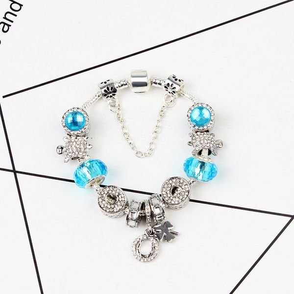 wholesale- glass charm bracelets for women crystal original diy jewelry style fit pandora with crown, Black
wholesale- glass charm bracelets for women crystal original diy jewelry style fit pandora with crown, Black