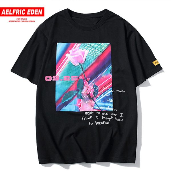 aelfric eden floral print hip hop short sleeve men women tshirt 2019 summer new t-shirts letter print cotton casual streetwear, White;black
aelfric eden floral print hip hop short sleeve men women tshirt 2019 summer new t-shirts letter print cotton casual streetwear, White;black