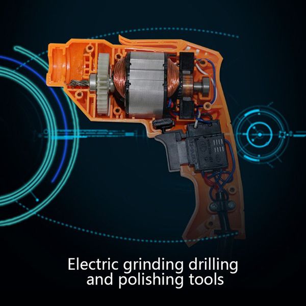 218-a electric drill long straight shank electric grinder set polished grind engraving machine