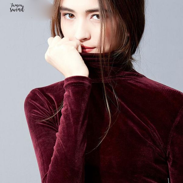 fall women shirts long sleeve bottoming shirts velvet turtleneck comfy and stretchy basic ladey tshirts blusas, White
fall women shirts long sleeve bottoming shirts velvet turtleneck comfy and stretchy basic ladey tshirts blusas, White