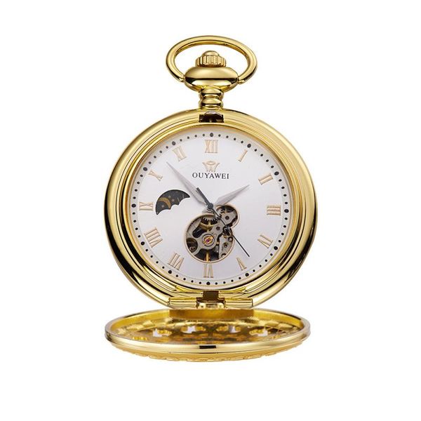 ouyawei mechanical pocket watch men vintage cutout perspect bottom cover manual winding pocket watch bracelet clock, Slivery;golden
ouyawei mechanical pocket watch men vintage cutout perspect bottom cover manual winding pocket watch bracelet clock, Slivery;golden